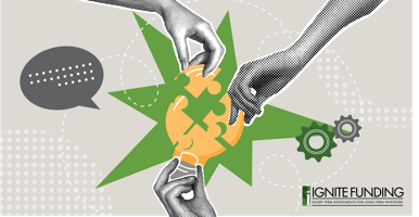 Image of a magnet pulling in money to represent residual income